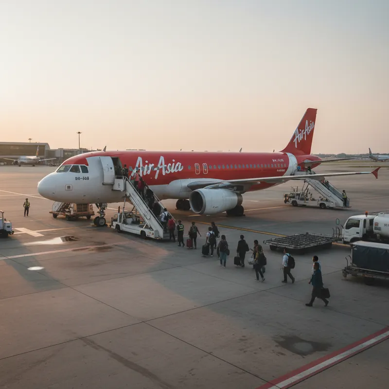 AirAsia (Malaysia) (AK) — เส้นทางจากไทย, กระเป๋า, ราคา