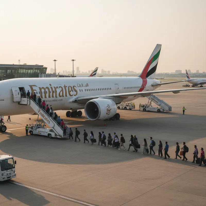 Emirates (EK) — เส้นทางจากไทย, กระเป๋า, ราคา