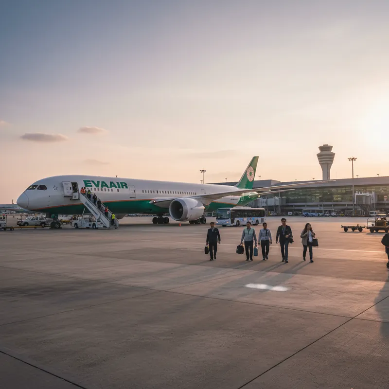 EVA Air (BR) — เส้นทางจากไทย, กระเป๋า, ราคา