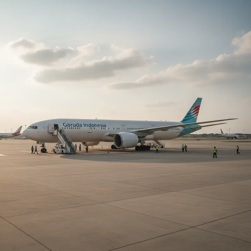 Garuda Indonesia (GA) — เส้นทางจากไทย, กระเป๋า, ราคา